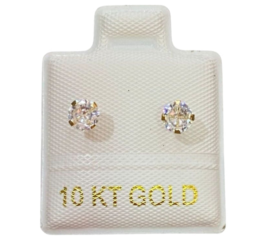 Broquel Piedrita Mini K4 Oro 10K
