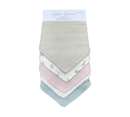 Baberos Bandanas 5P 0-12M EK100030 Carrusel Kyle+deena