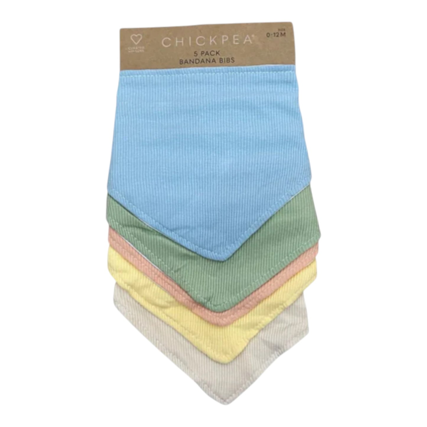 Bandanas Baberos 5P Niña Niño Mix