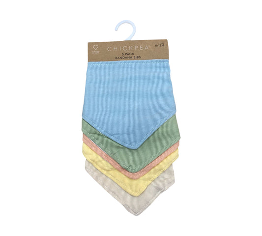 Baberos Bandanas 5P 0-12M EE2000060 ChickPea Colores Pastel