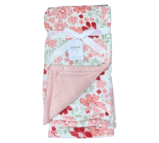 Cobija D05540 Duck Duck Flores Rosa