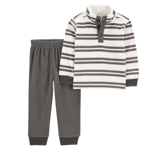 Set 2P 4T 2R689910 Carter's Rayas Gris