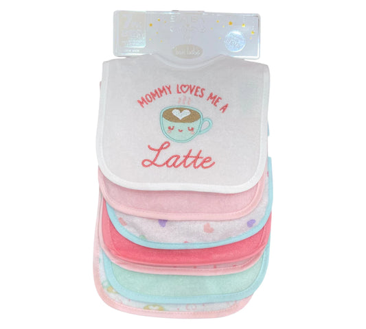 Baberos 7P B217G203 Bon Bebé "Mommy Loves Me A Latte"