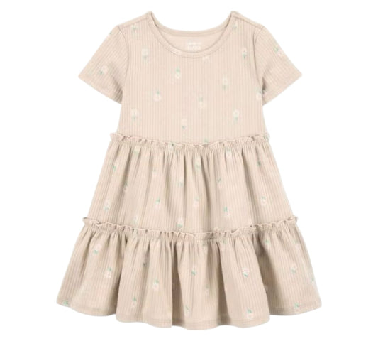 Vestido 2T 2S441310 Beige Flores