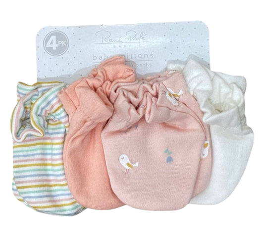 Guantes 4P  R714B204 Rene Roffe Pajaritos/Rosa