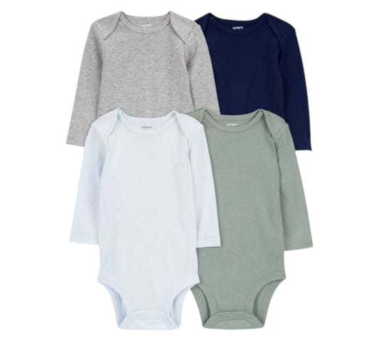 Pañaleros ML 4P 06M 1R583610 Azul Gris Carter's