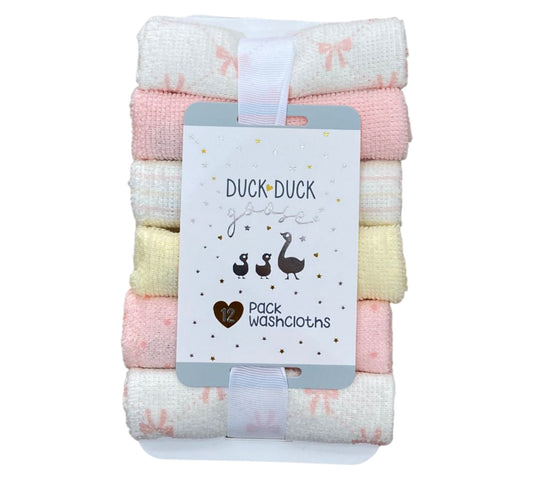 Toallitas 12P D05142 Duck Duck Moños Rosa