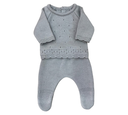 Set Tejido 2P RN Gris