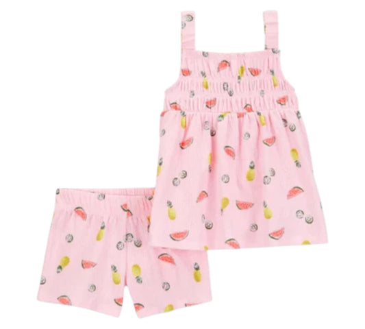 Set 2P 03M IT020010 Frutas Rosa Carters