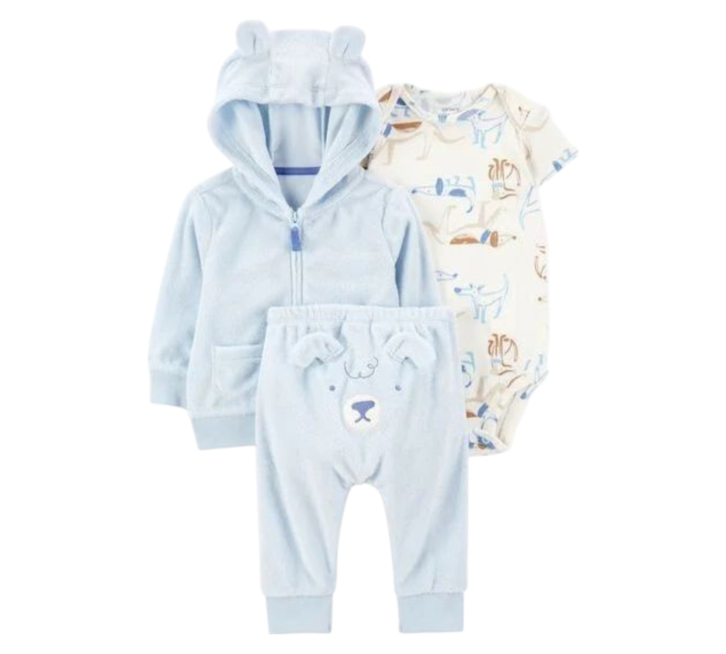 Set 3P 06M 1R039910 Carter's Azul Perro