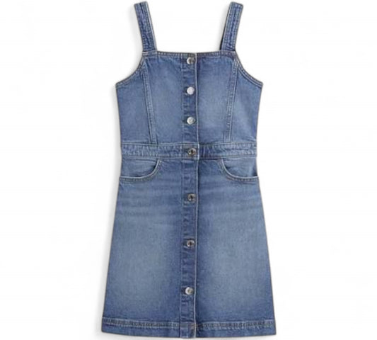 Vestido 6/7T 746353 Gap Demin Mezclilla Obscuro