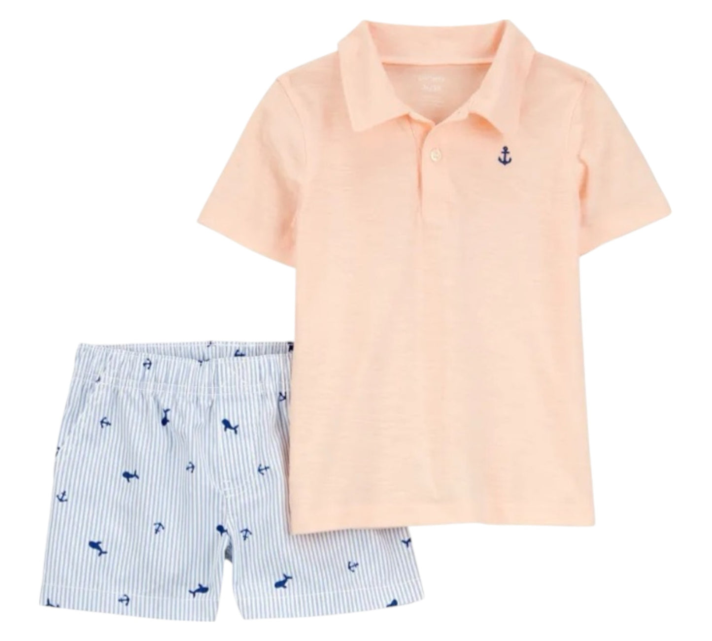 Set 2P 5T 2S679910 Carter’s Anclas/Coral