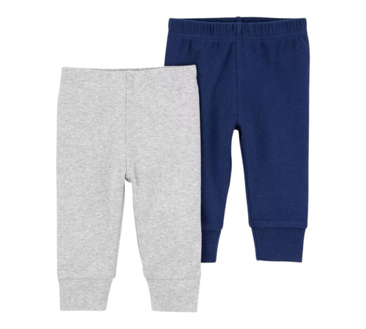 Pantalones 09M 1L931210 Carters Marino Gris