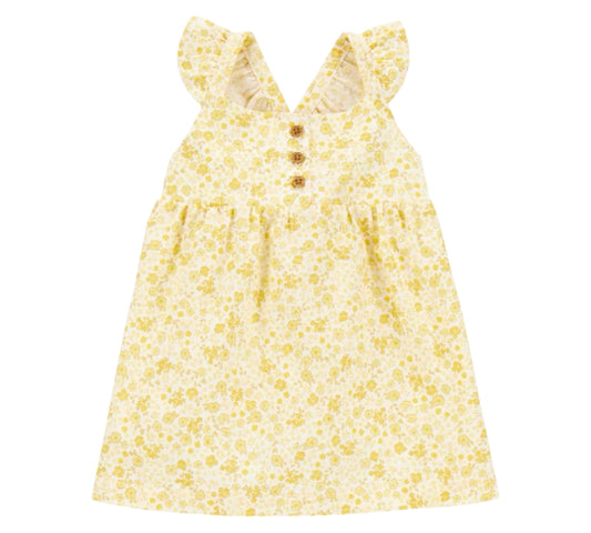Vestido 18M 1S530510 Flores Amarillo