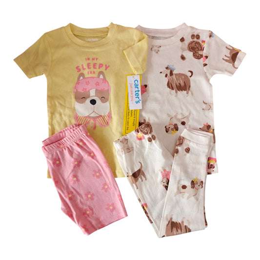 Pijamas 4P Niña 6U814410 Carters Perritos