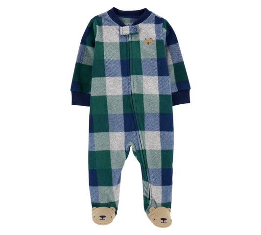 Mameluco 09M 1R598710 Cuadros Verde Carter's