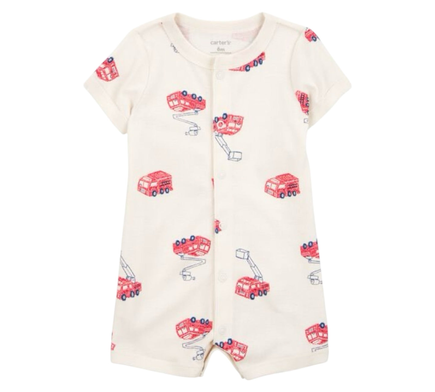 Romper 12M 1S475810 Bomberos Beige Carter’s