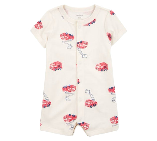 Romper 12M 1S475810 Bomberos Beige Carter’s