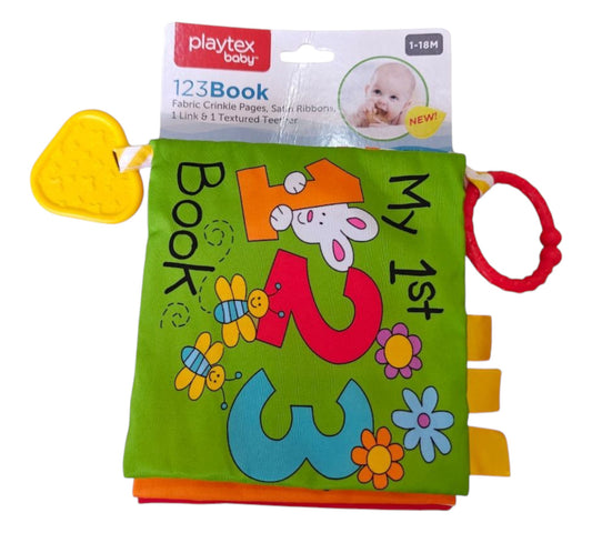 Jueguete Mordedera 0+M PL77446 Libro Verde 123 Playtex Baby