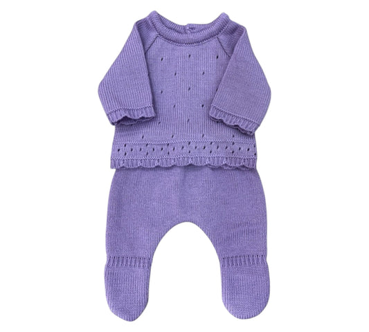 Set Tejido 2P RN Lila