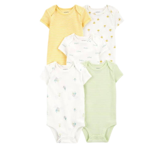 Pañaleros 5P 12M 1S790610 Rayas Amarillo Carter’s