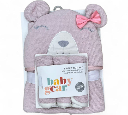 Toalla 4P DB1000034 Baby Gear Osa/Rosa