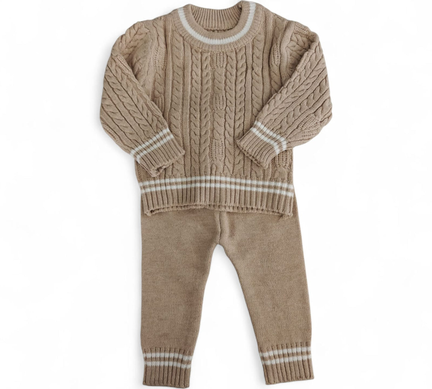 Set 2P 6M F2001 Camel Tejido