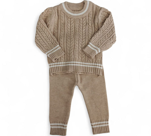 Set 2P 6M F2001 Camel Tejido