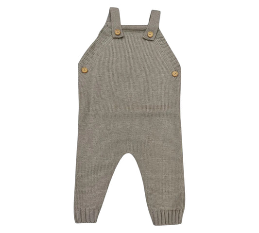Jumpsuit Tejido Cafe 0/3M