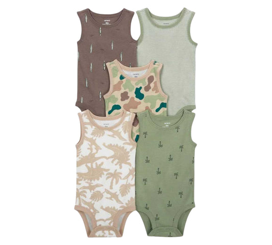 Pañaleros 06M 1Q468710 Verde Camuflaje Carter's
