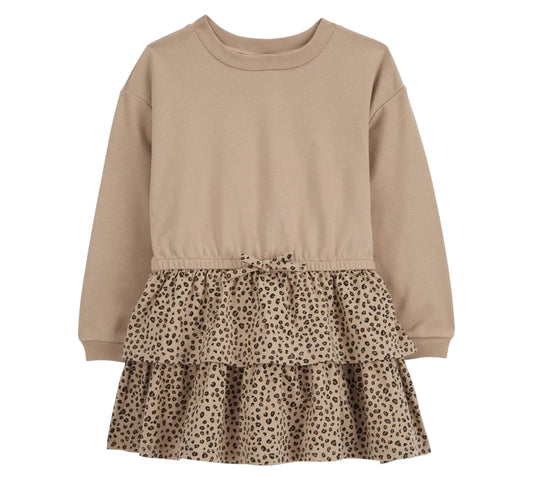 Vestido 3T 2R513410 Camel Animal Print