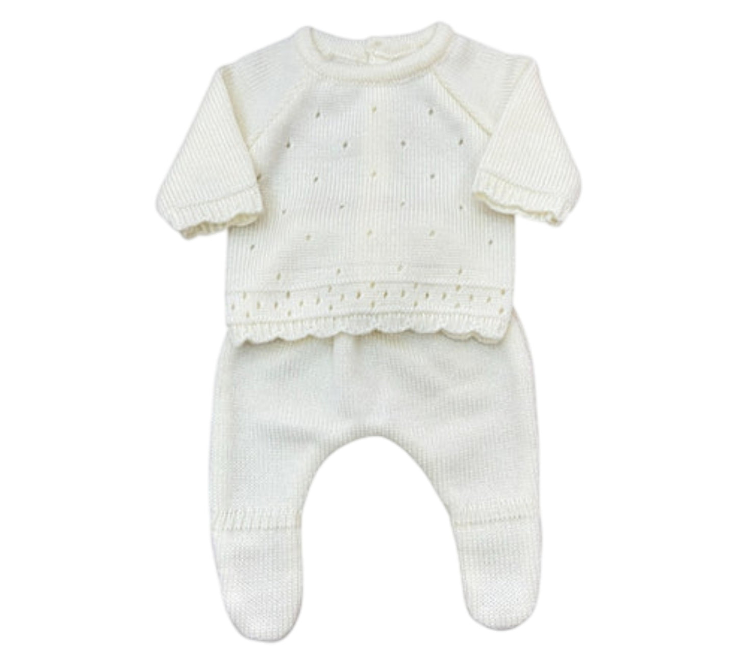 Set Tejido 2P 0/3M Blanco