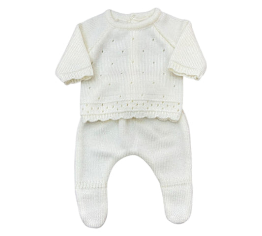 Set Tejido 2P 0/3M Blanco