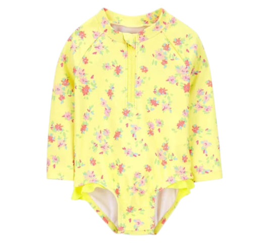 Traje De Baño 06M 1Q504010 Amarillo Flores Oshkosh