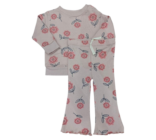 Set 2P 3/6M BOO2F210 BON BEBE Flores