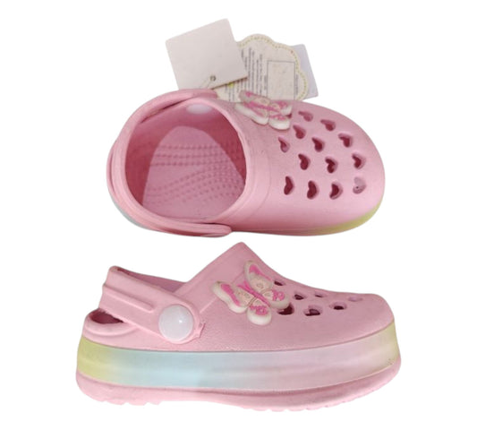 Calzado Sandalias Croc Style Mariposa Rosa First Steps Talla 4 USA — Sweet Regina