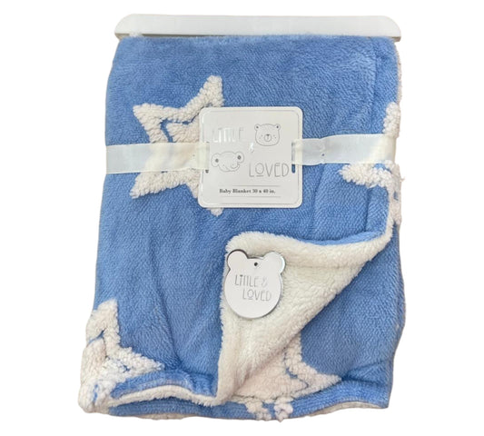 Cobija Niño Little & Loved - Estrellas Azul - Style D05436
