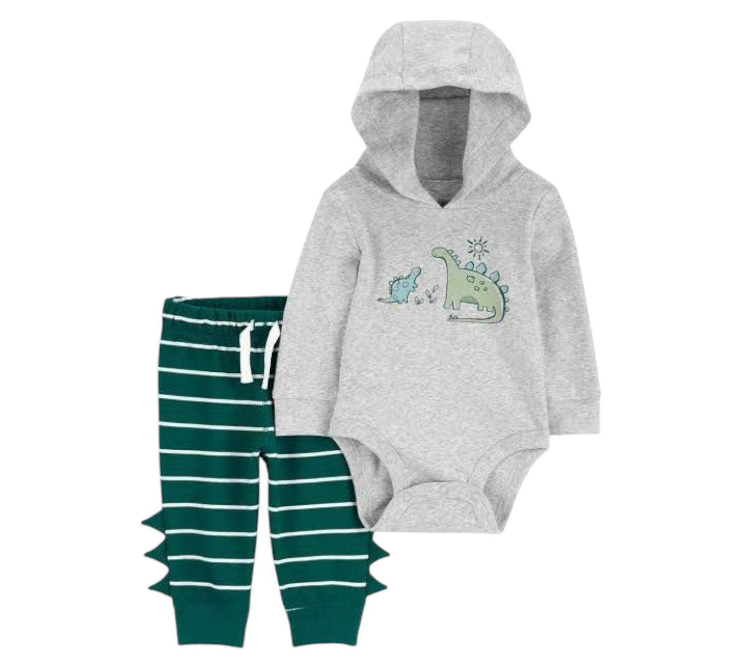Set 2P 09M 1R878310 Gris Verde Carter's