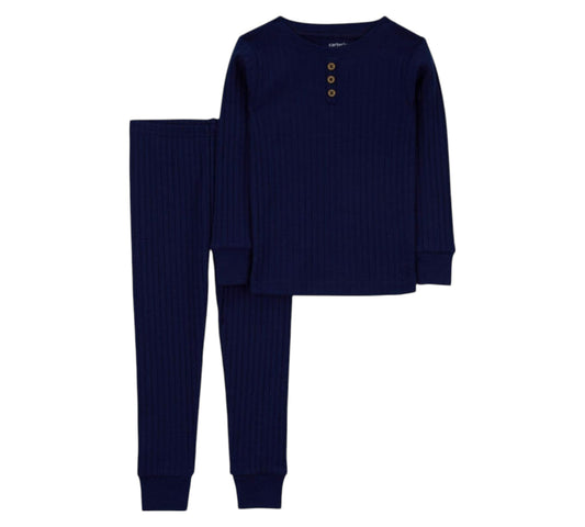 Set 2P 24M Pijamas 1Q555510 Carter's Marino