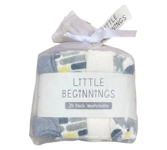 Toallitas 24P GS72193 Elefantes Amarillos Little Beginnings