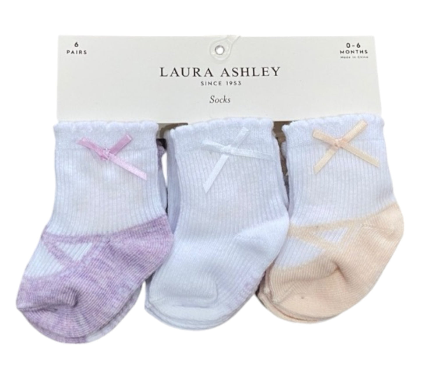Calcetines 6P 6/12M LGX34980 Laura Ashley Zapatito