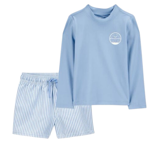 Traje Baño 2P 3T 2S583410 Azul bajito Carter’s