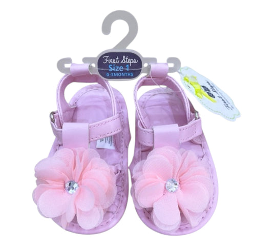 Huaraches 6/9M TGN25424 First Steps Flor Rosa