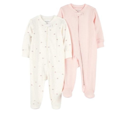 Mamelucos 2P 06M 1S959810 Elefantes Rosa Carters