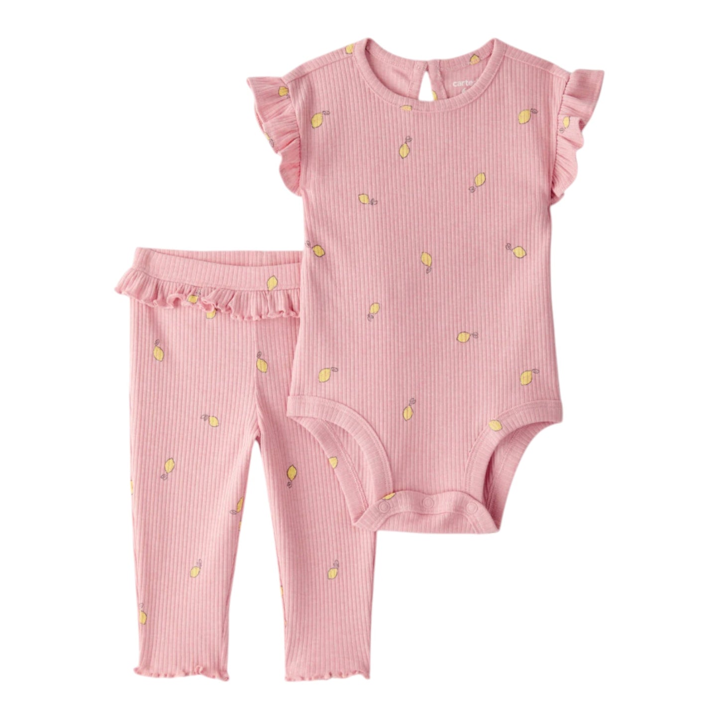 Set 2P Niña 1U270010 Carters Rosa Limones