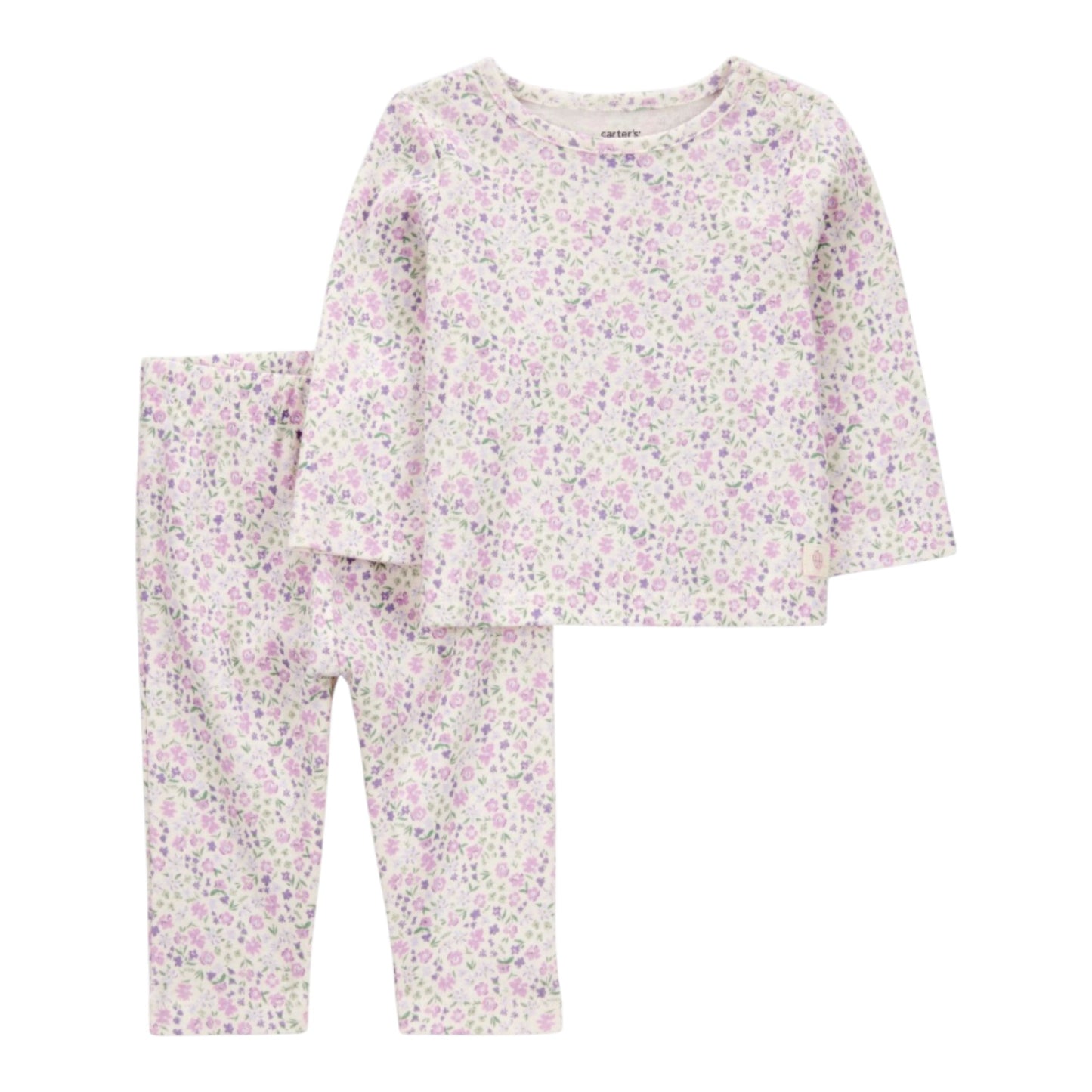 Set 2P Niña 1S940410 Carters Flores Morado
