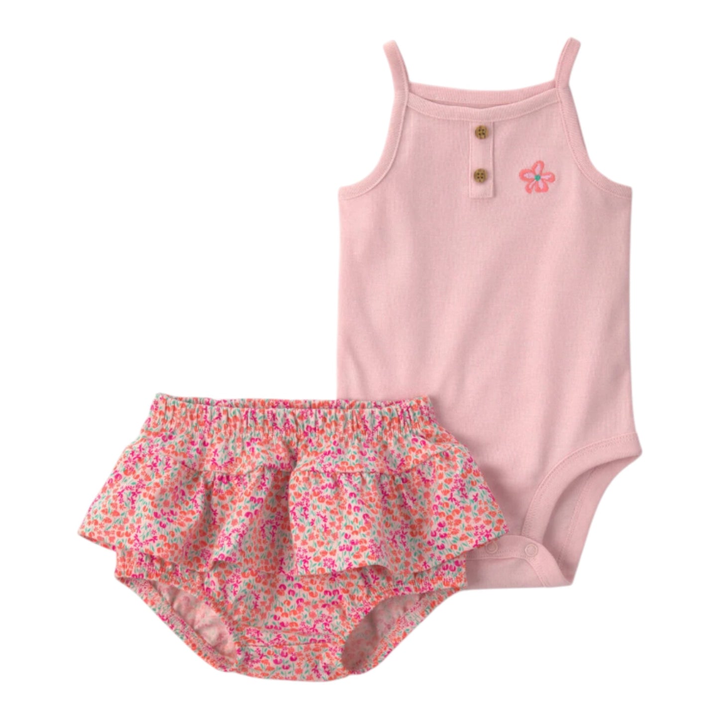 Set 2P Niña 1V238010 Carters Rosa Flores