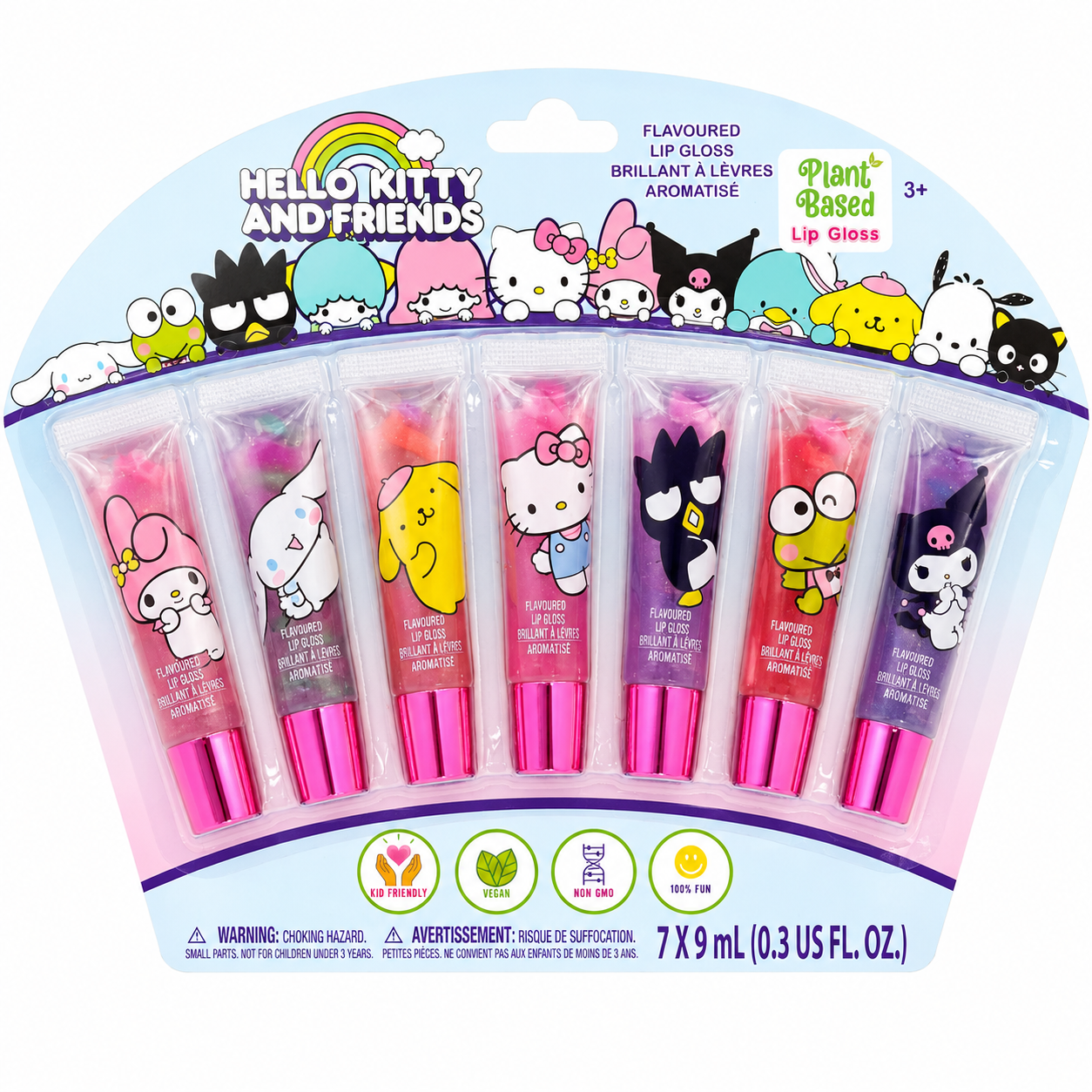 Lip Gloss 7P HK1474GG Hello Kitty And Friends