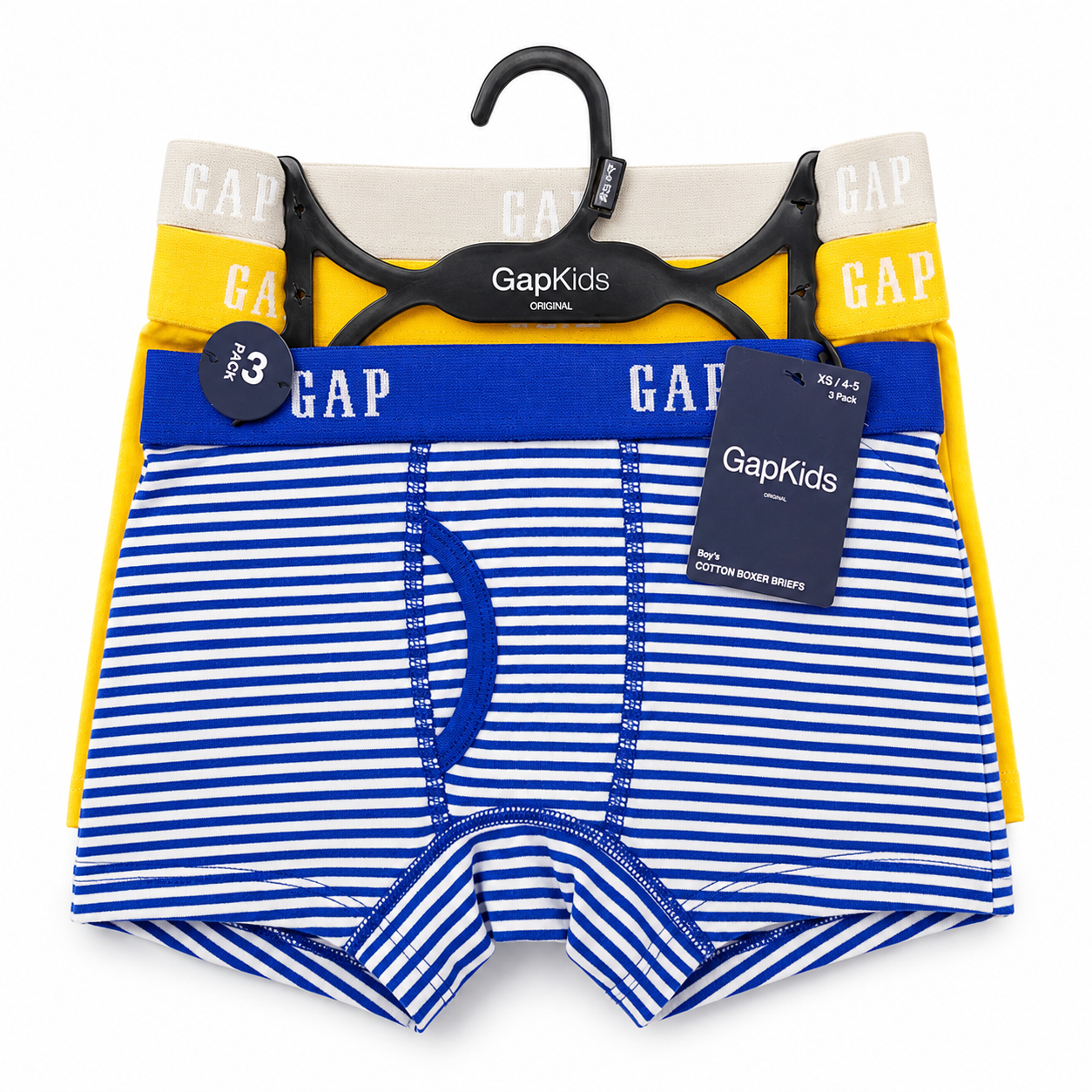 Calzones Niño 3P Tipo Boxer Gap