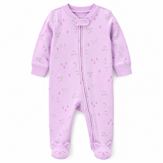 Mameluco Niña 1V246010 Carters Morado Conejos